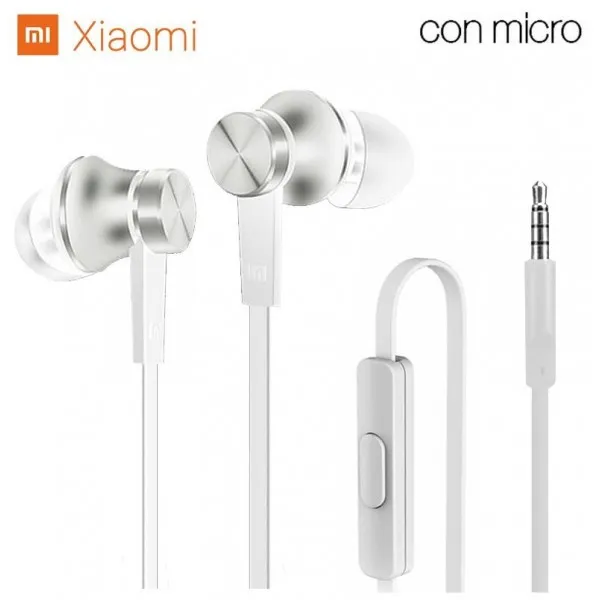 AUDÍFONOS XIAOMI ZBW4355TY ALAMBRICOS IN-EAR HEADPHONES BASIC SILVER (14274), vista 2